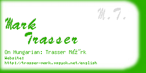 mark trasser business card